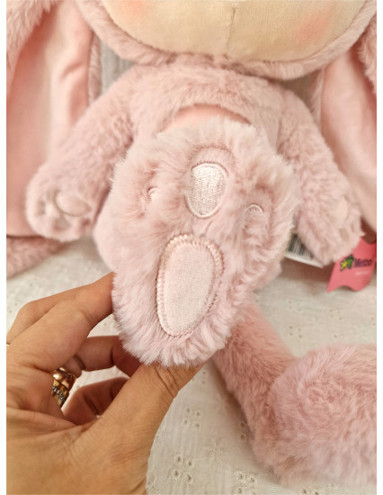 Papusa personalizata fetita Iepuras Blanos Roz