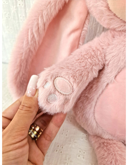 Papusa personalizata fetita Iepuras Blanos Roz