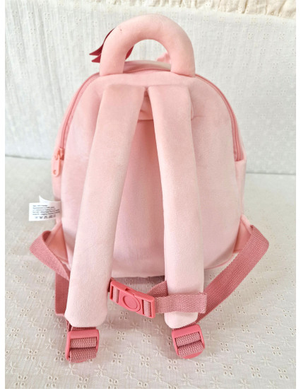 Ghiozdan personalizat fetita Iepuras blanos Roz...