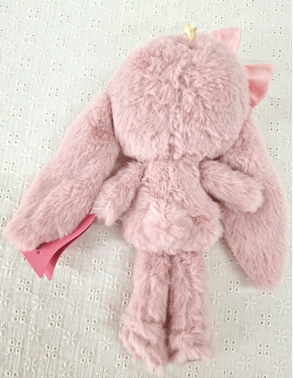 Papusa mica Iepuras blanos roz