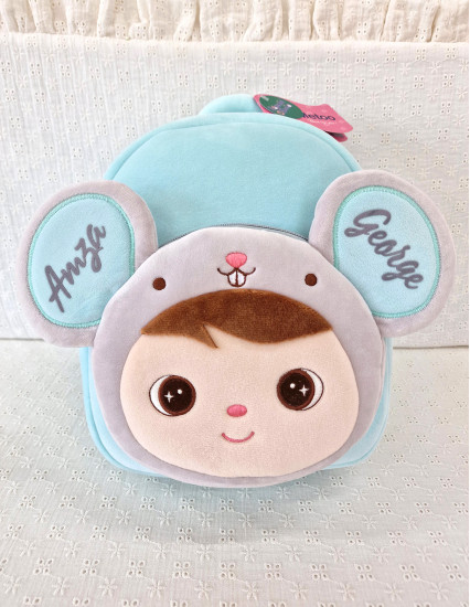 Ghiozdan personalizat baietel Soricel