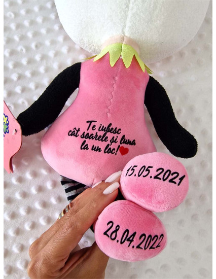 Papusa personalizata fetita Panda