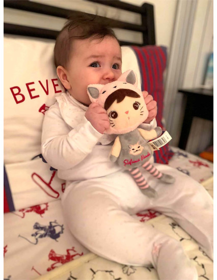 Papusa mica personalizata fetita Pisica