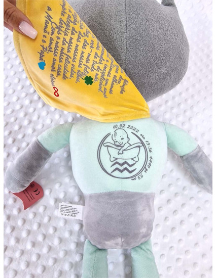 Papusa personalizata baietel XL Supererou