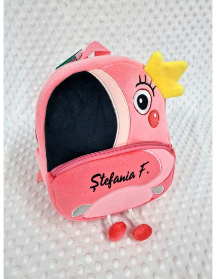 Ghiozdan personalizat fetita Flamingo