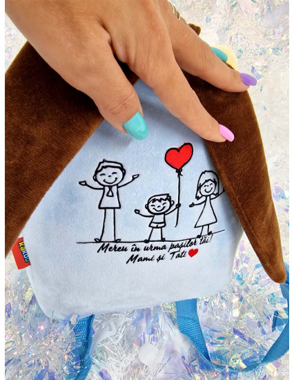 Ghiozdan personalizat fetita/baietel Vacuta