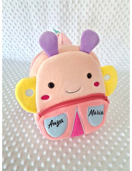 Ghiozdan personalizat fetita Fluturas