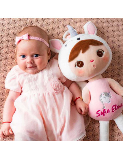 Papusa personalizata fetita Unicorn Nou