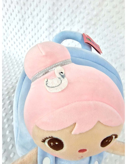 Ghiozdan personalizat fetita Ingeras cu papusica detasabila