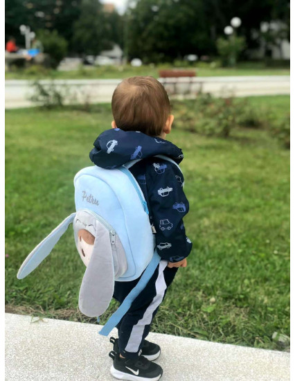 Ghiozdan personalizat baietel Iepur