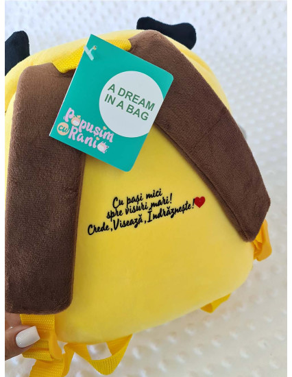 Ghiozdan personalizat fetita/baietel Albinuta