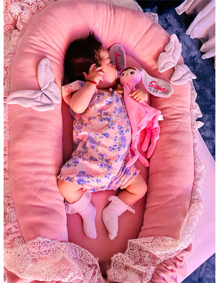 Jucarie de imbratisat personalizata fetita Iepuras 2