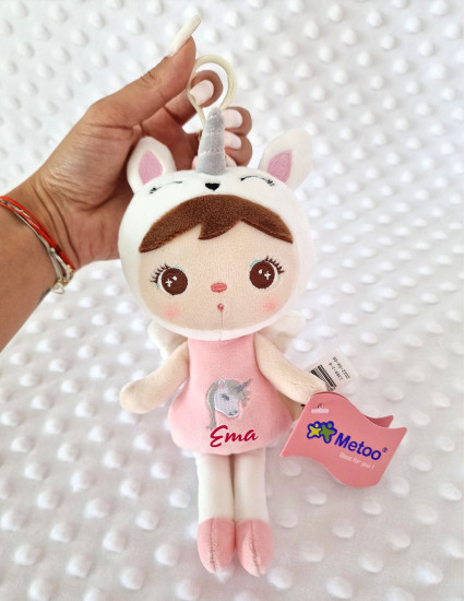 Papusa mica personalizata fetita Unicorn