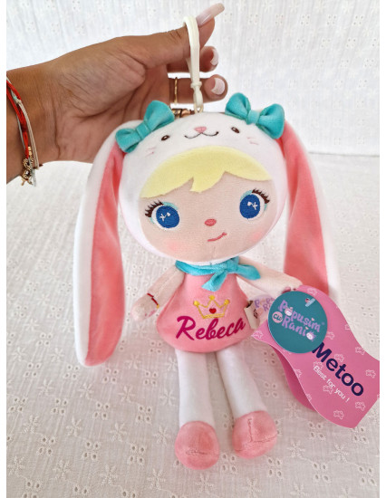 Păpusă personalizată din pluș Iepuraș Păpușim mică