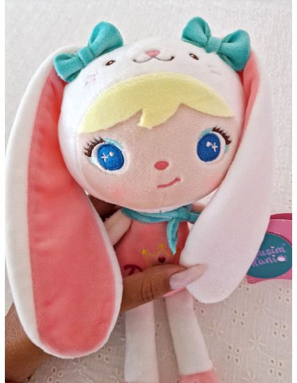 Papusa mica personalizata fetita Iepuras Papusim