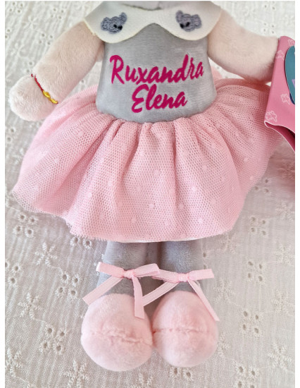 Păpusă personalizată din pluș Șoricică mică