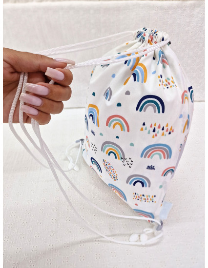 Saculet gradinita personalizat cu nume din Bumbac 40cm x... 2