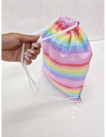 Saculet gradinita personalizat cu nume din Bumbac 40cm x... 2