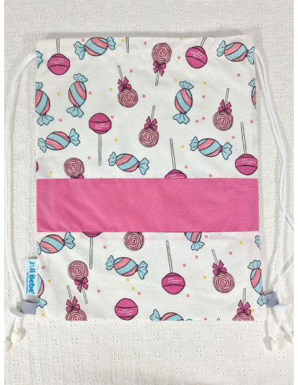 Saculet gradinita personalizat cu nume din Bumbac 40cm x... 2