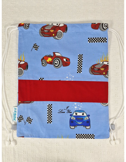 Saculet gradinita personalizat cu nume din Bumbac 40cm x... 2