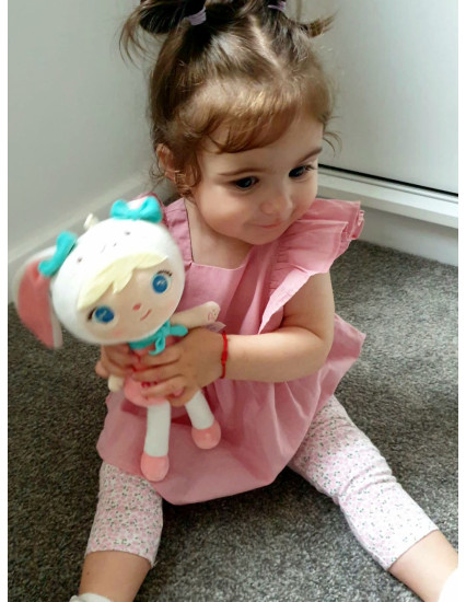 Papusa mica personalizata fetita Iepuras Papusim