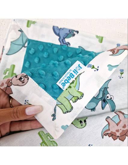 Paturica personalizata cu 2 fete din plus minky si... 2