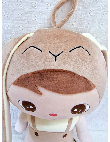 Papusa personalizata baiat Iepur Bej XL