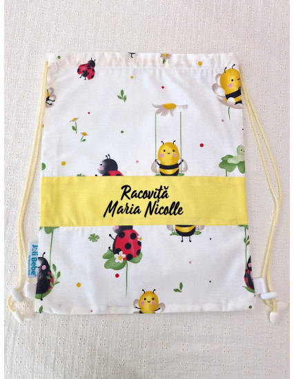 Saculet gradinita personalizat cu nume din...