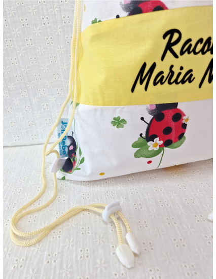 Saculet gradinita personalizat cu nume din...