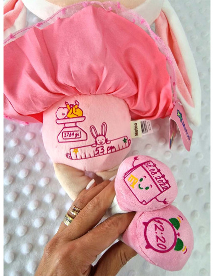 Papusa personalizata fetita Iepuras Fustita