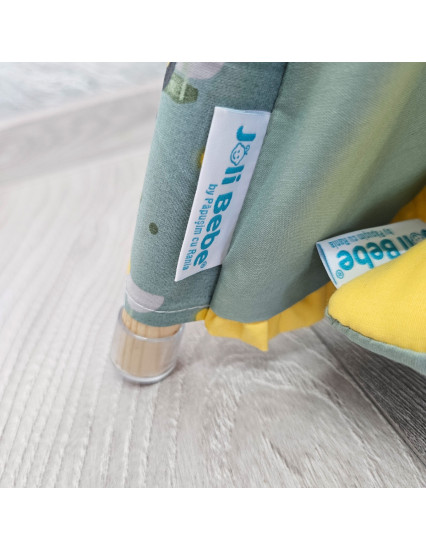 Cort de joaca Teepee, albinute cu kaki