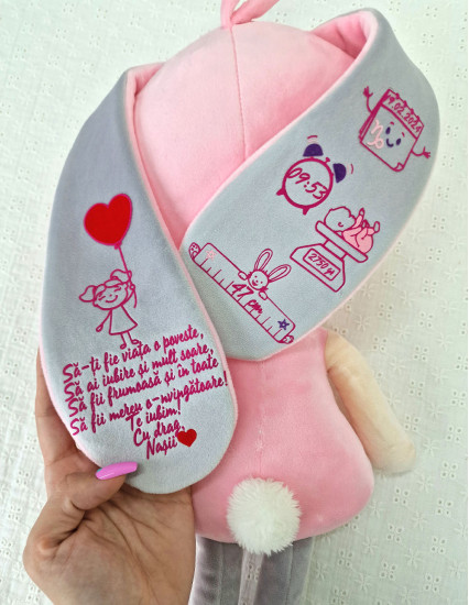 Papusa personalizata fetita Iepuras