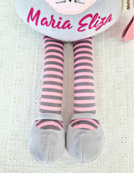 Papusa personalizata fetita Pisica Roz