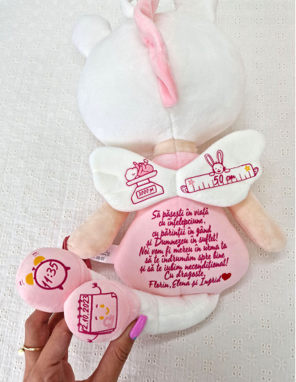 Papusa personalizata fetita Unicorn Nou