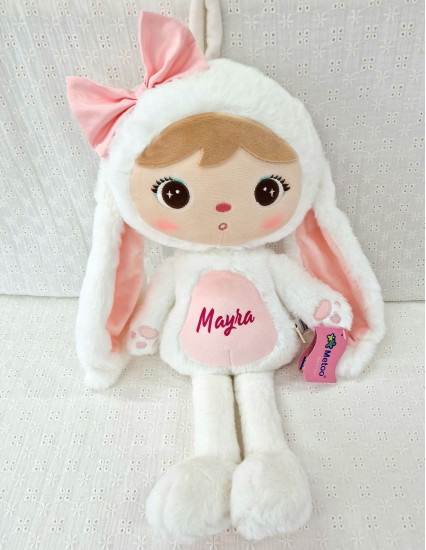 Papusa personalizata fetita Iepuras Blanos 2