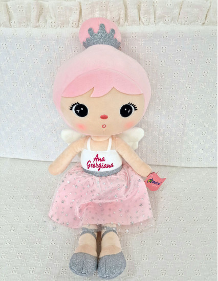 Papusa personalizata fetita Ingeras Roz 2