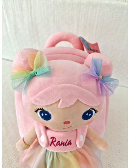 Ghiozdan personalizat Fetita Papusim cu...