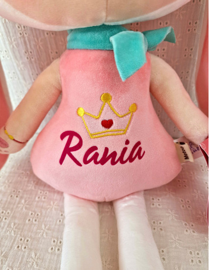 Papusa personalizata fetita Iepuras Papusim